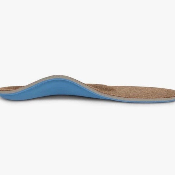 Aetrex L2205 Full Length Memory Foam Orthotic Insoles for Women Blue Brown, 10 - Picture 5 of 5